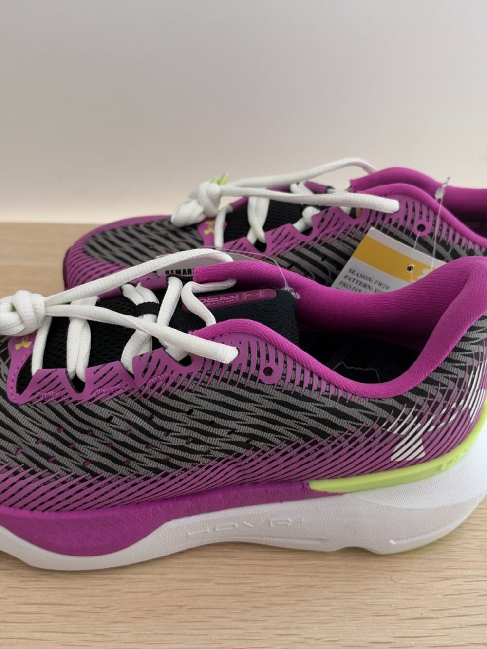 Under Armour Infinite Pro Run Anywhere Running Shoe Men's 7 Purple/Black NEW Sam